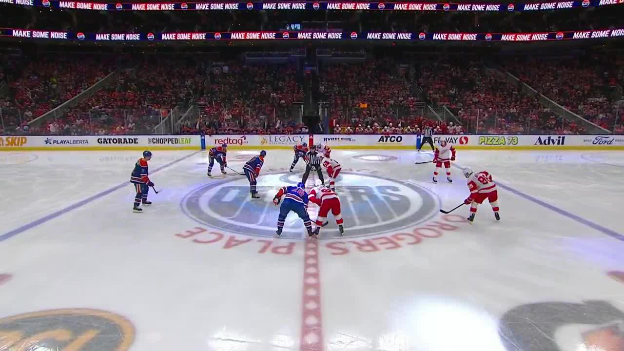 Detroit Red Wings at Edmonton Oilers
