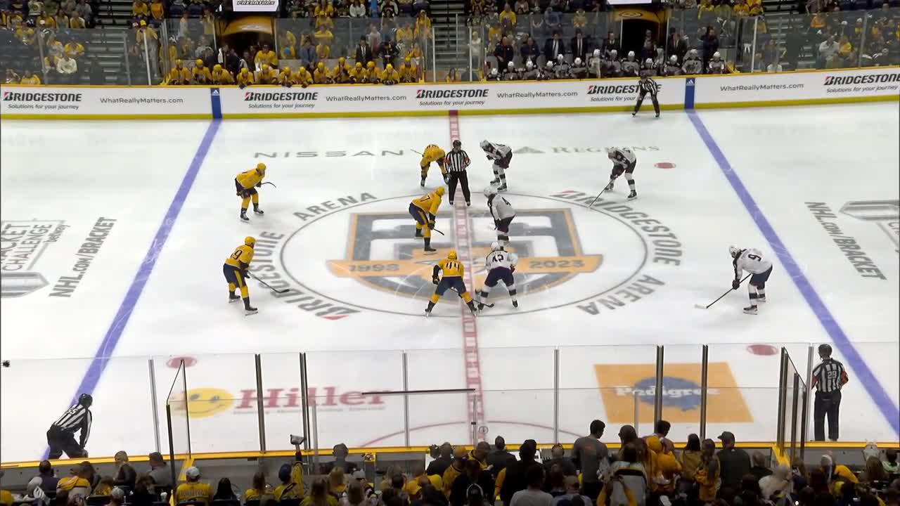 Columbus Blue Jackets at Nashville Predators