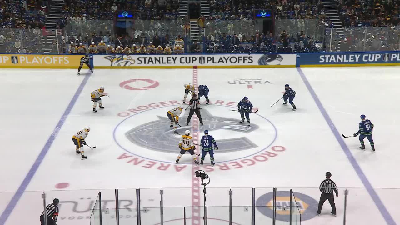 Nashville Predators at Vancouver Canucks
