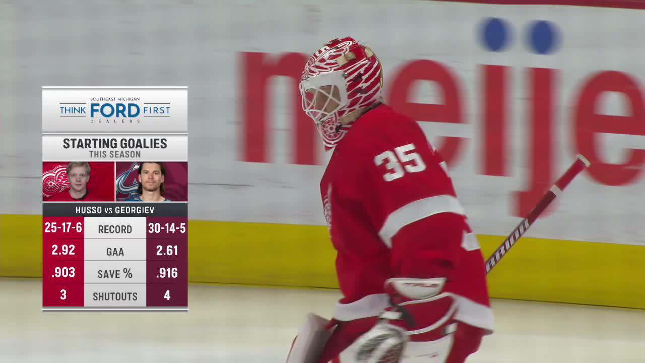 Colorado Avalanche at Detroit Red Wings