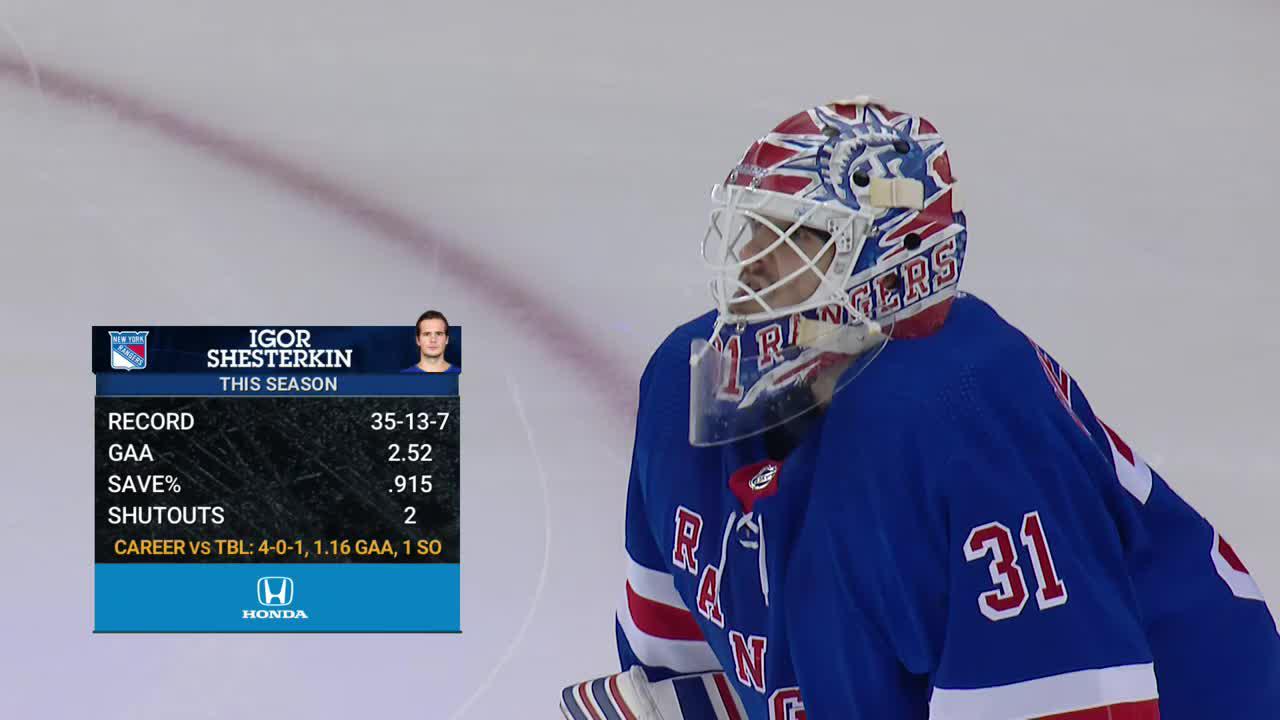 Tampa Bay Lightning at New York Rangers