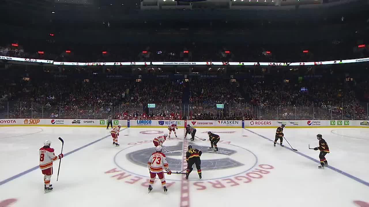 Calgary Flames At Vancouver Canucks